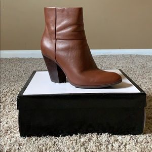 Nine West block heel booties